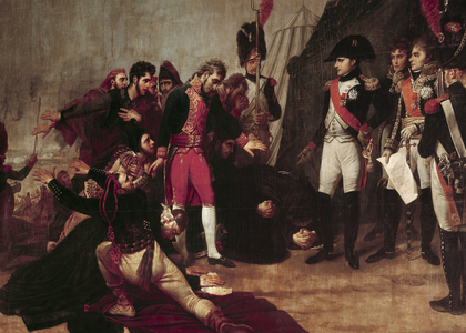 The surrender of Madrid, Napoleon I received the surrender of Madrid on 4 December 1808-10 (oil on canvas)