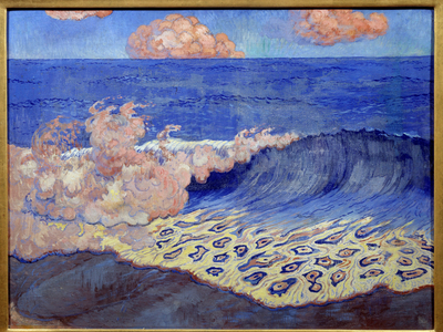 Navy Blue, Wave Effects, 1893 (tempera on canvas)