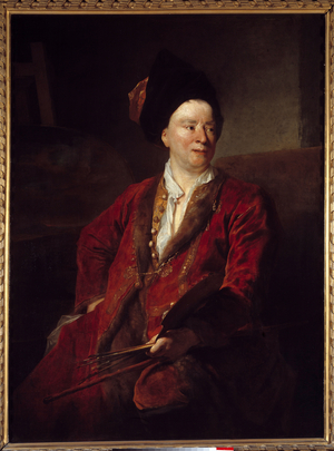 Portrait of the painter Jean Baptiste Forest (1636-1712), 1704 (oil on canvas)