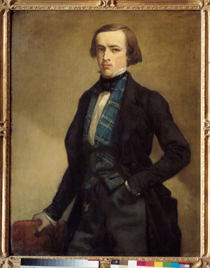 Portrait of Adolphe Moreau (1800-1859), 19th century (oil on canvas)