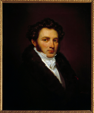 Portrait of Count Louis Marchand first valet of Napoleon I from 1814 to 1821 (oil on canvas)