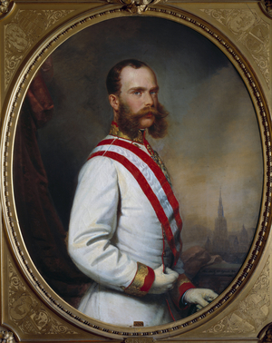 Portrait of Emperor Francois Joseph I (1830-1916), 1867, 19th century (oil on canvas)