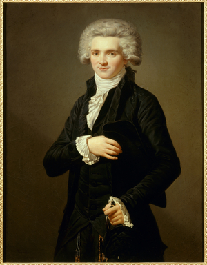 Portrait of Maximilian by Robespierre (1758-1794), 1860 (oil on canvas)