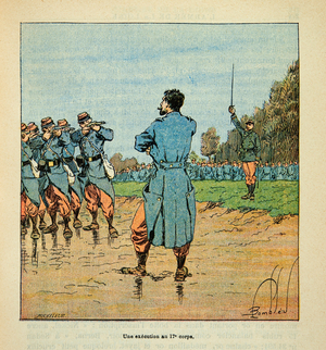 Illustration for 'L'Armee de la Loire' by Eugene Sergent, dit Grenest, 19th century (engraving)