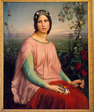 Field flowers, 1845 (oil on canvas)