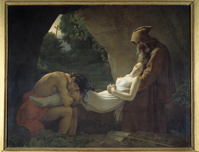 Atala to the tomb or funeral of Atala, 1808 (oil on canvas)