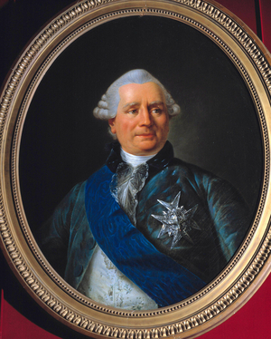 Portrait of Charles Gravier, Count of Vergennes (1719-1787) Minister, 18th century (oil on canvas)