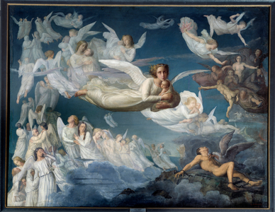 The poem of the Soul. Le passage des ames, 1854 (oil on canvas)