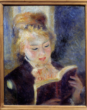 The reading-er, 1874 (oil on canvas)