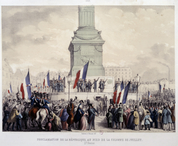 French Revolution of 1848, 19th century (engraving)