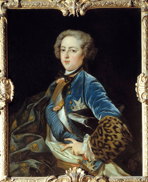 Portrait of Louis XV (1710-1774), King of France, 1723 (oil on canvas)