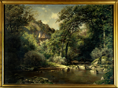 The torrent has Cerveyrieux in the Ain, 19th century (painting)