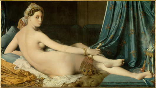 Grande Odalisque, 1814 (oil on canvas)