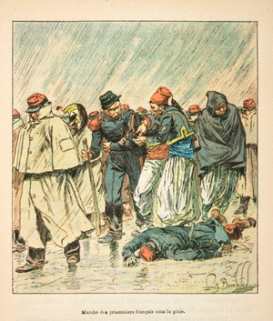 French and Germans, Anecdotal History of the War of 1870-1871, 1888 (engraving)