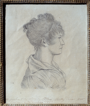 Profile Portrait of Josephine de Beauharnais, 1793 (drawing)