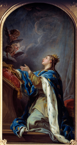 Saint Jeanne de France (oil on canvas)