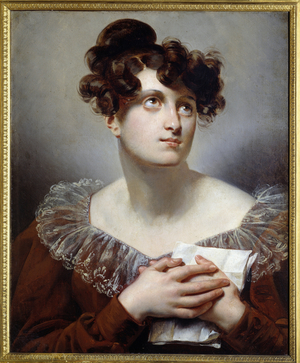 Portrait of Anne Francise Boutet Called Mademoiselle Mars (1779-1847), 19th century (oil on canvas)
