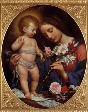 The Virgin with the Lily, 1642 (oil on canvas)