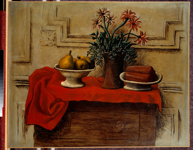 Still life on the dresser, 1919 (oil on canvas)