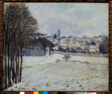 La neige a Marly, 1875 (oil on canvas)