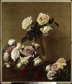 Les roses, 19th century (painting)