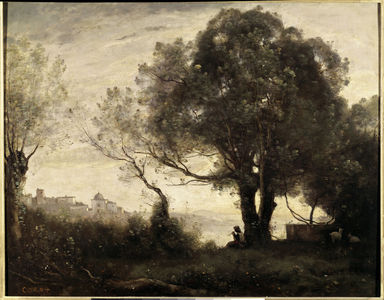 Souvenir of Castelgondolfo in Italy, 19th century (painting)