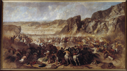 Episode of the Retreat of the Ten Thousand, 19th century (oil on canvas)