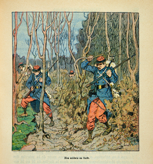 Illustration for 'L'Armee de la Loire' by Eugene Sergent, dit Grenest, 19th century (engraving)