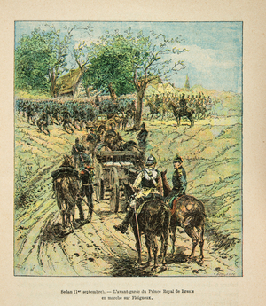 French and Germans, Anecdotal History of the War of 1870-1871, 1888 (engraving)