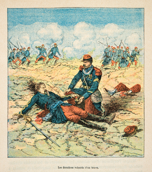 French and Germans, Anecdotal History of the War of 1870-1871, 1888 (engraving)