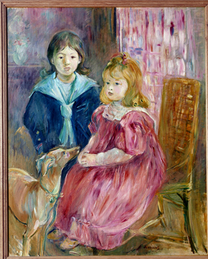 Portrait of the Children of Gabriel Thomas, 1894 (oil on canvas)