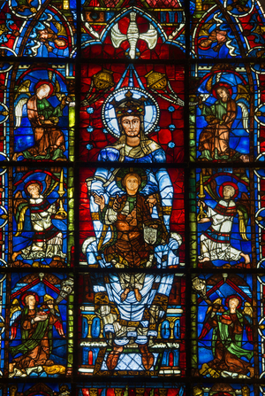 Cathedrale of Chartres, our lady of the beautiful glass, 13th century (stained glass)