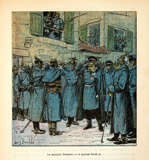 Illustration for 'L'Armee de la Loire' by Eugene Sergent, dit Grenest, 19th century (engraving)