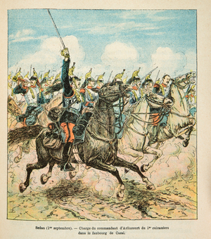 French and Germans, Anecdotal History of the War of 1870-1871, 1888 (engraving)