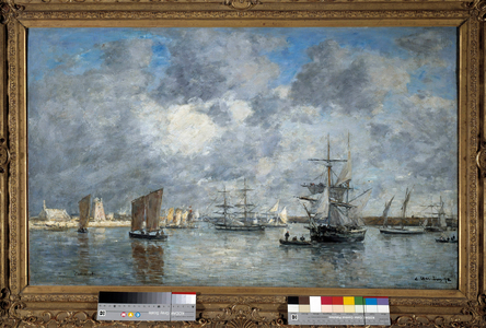 The Port of Carnaret, 1872 (oil on canvas)