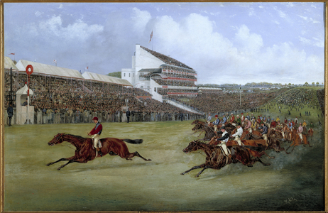 Horse racing: Gladiator, 1865 (oil on canvas)