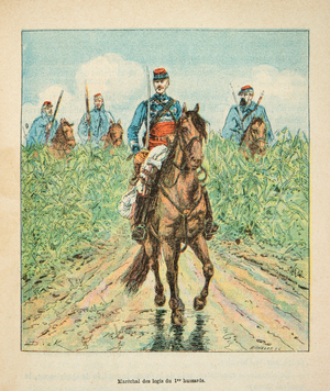 French and Germans, Anecdotal History of the War of 1870-1871, 1888 (engraving)