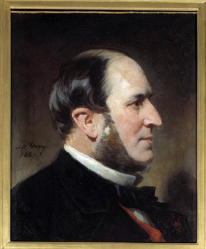 Portrait of Baron Eugene-Georges Haussmann, Prefet of Paris (1809-1891), 1867 (oil on canvas)