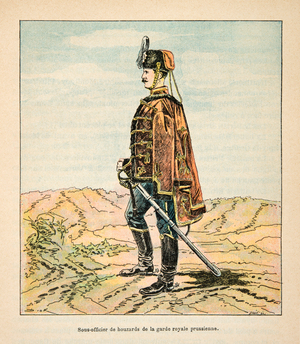 French and Germans, Anecdotal History of the War of 1870-1871, 1888 (engraving)