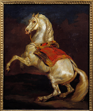 Tamerlan horse, 19th century (oil on canvas)