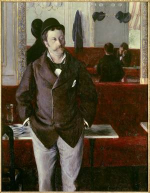 At The Cafe, 1880 (oil on canvas)
