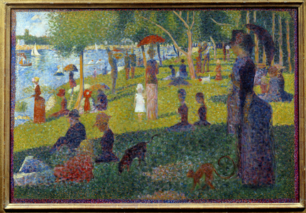 Study for a Sunday at the Grande Jatte, 1885 (oil on canvas)