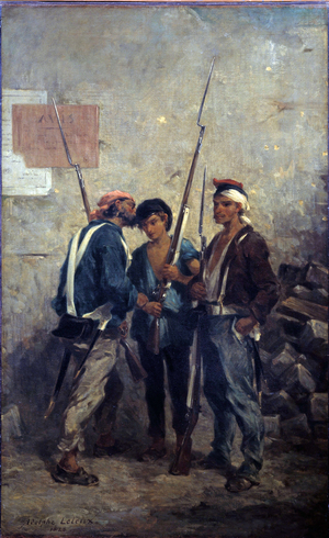 Revolution of 1848: "the slogan", 1848 (oil on canvas)