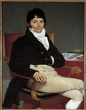 Portrait of Philibert Riviere, 1804 (oil on canvas)