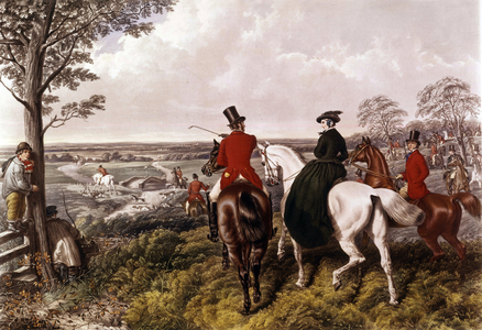 The Depart for the Fox Hunt, 1870 (print)