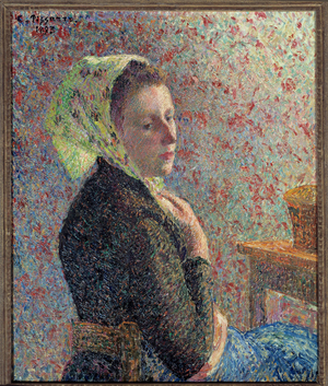 Portrait of a Woman with a Green Foil in 1893, 1893 (oil on canvas)