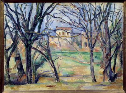 Trees And Houses, 19th century (oil on canvas)