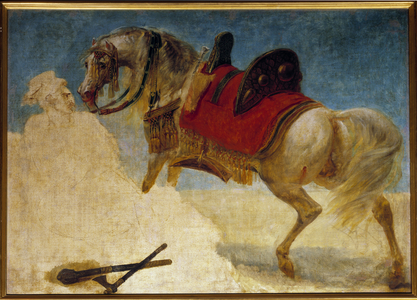 Study of horse harness, 19th century (oil on canvas)