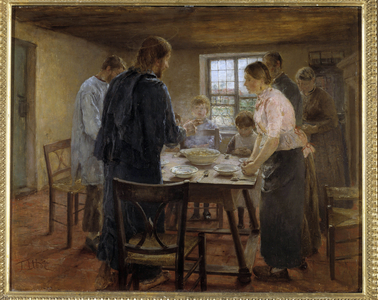 Christ in the Peasants, 1887-1888 (oil on canvas)