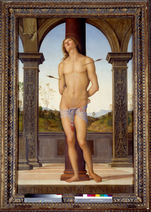 The Martyrdom of San Sebastian, 16th century (oil on canvas)